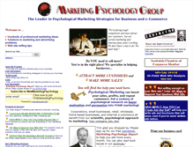 Tablet Screenshot of marketingpsychology.com